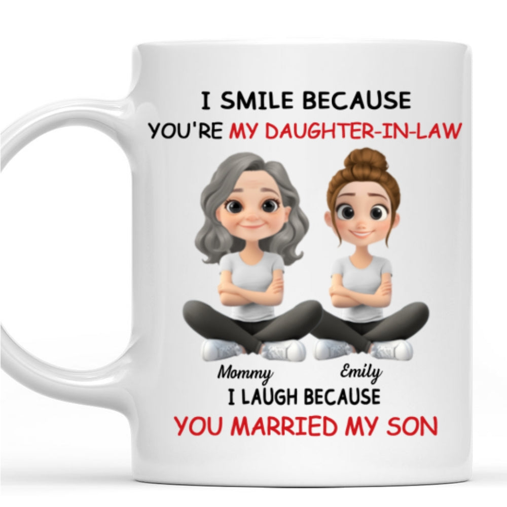 My Daughter In Law - Personalized Custom Coffee Mug