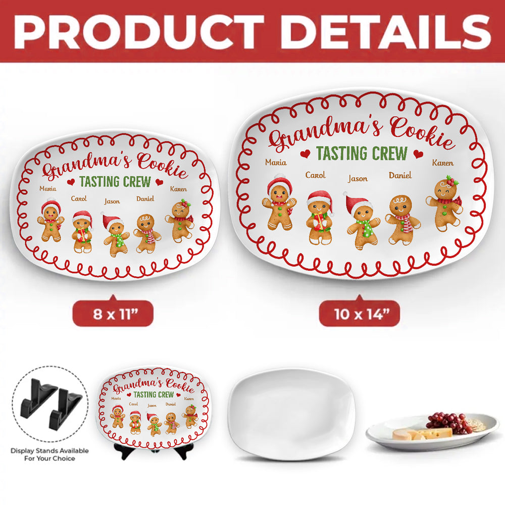 Tasting Crew Of Grandma - Personalized Custom Platter