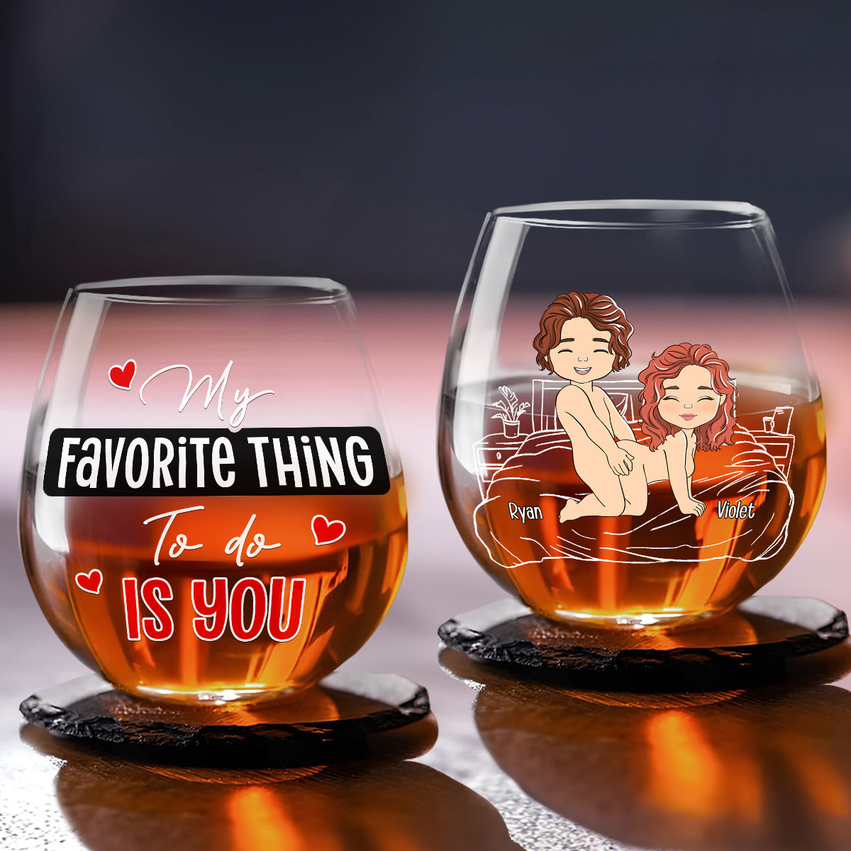 Favorite Thing - Personalized Custom Wine Glass