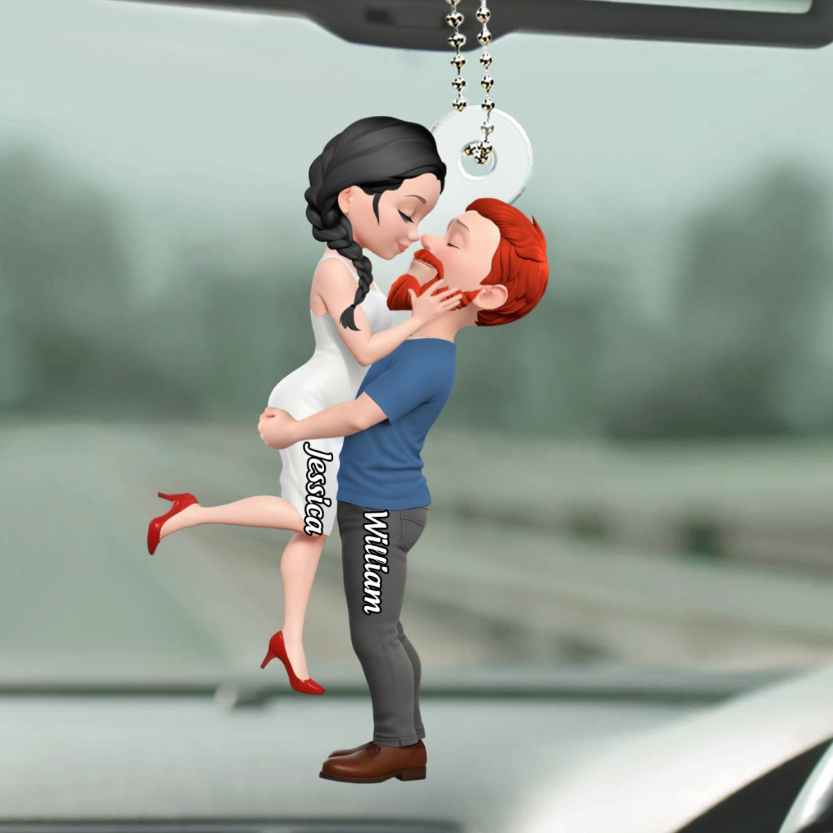 Endless Love - Personalized Custom Car Ornament