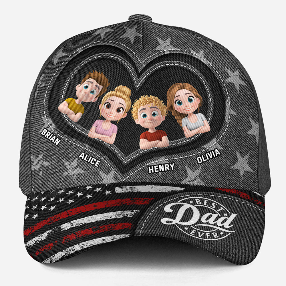 Greatest Dad Of All Time - Personalized Custom Classic Cap