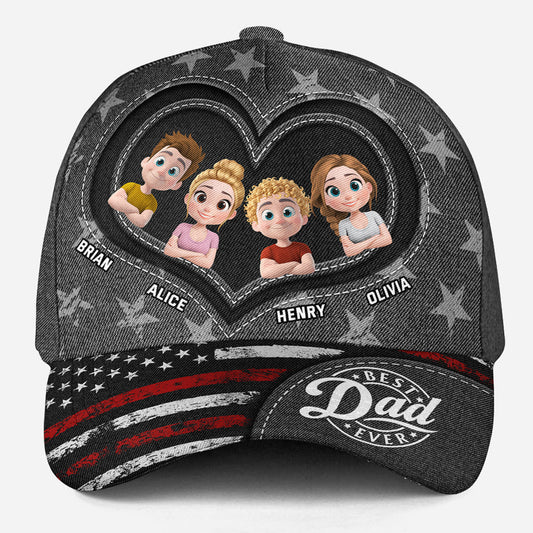 Greatest Dad Of All Time - Personalized Custom Classic Cap