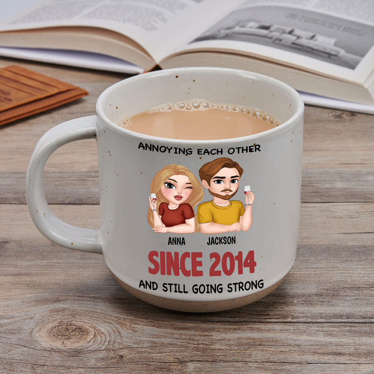 You Are My Heart - Personalized Custom Pottery Mug