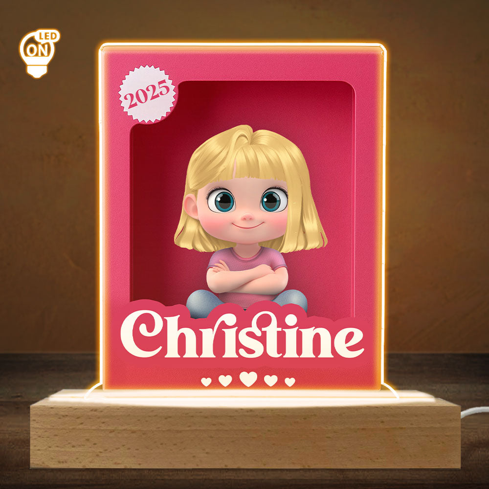 Baby Cute Figure - Personalized Custom LED Light