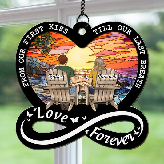 Love Forever - Personalized Custom Suncatcher