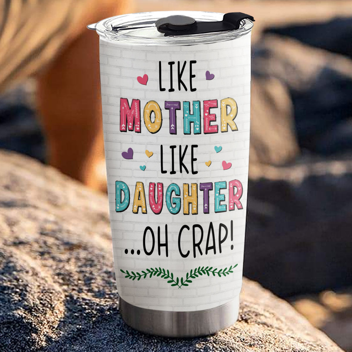 Mom And Daughter Friendship - Personalized Custom Tumbler