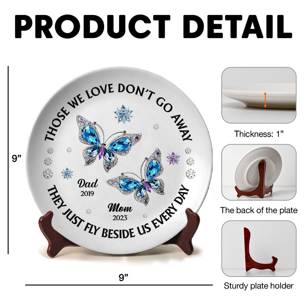 Those We Love Beside Us Every Day - Personalized Custom Plate