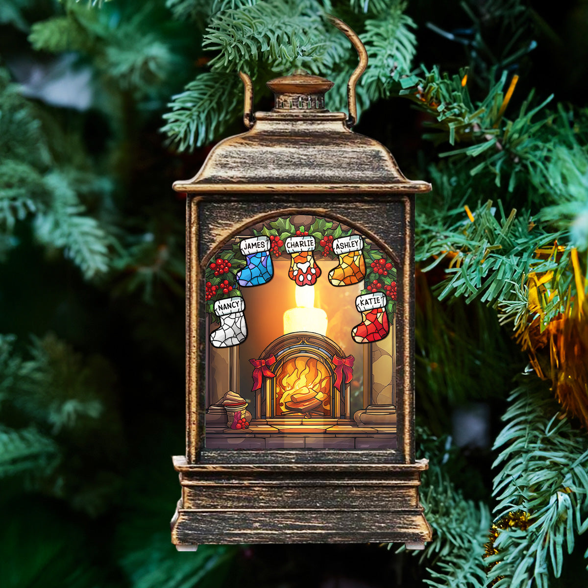 Warm Season - Personalized Custom Christmas Wind Lamp