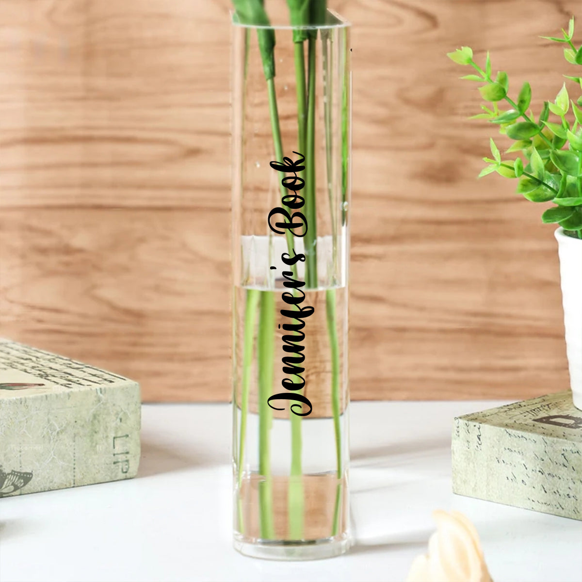 Books In Souls - Personalized Custom Acrylic Book Vase