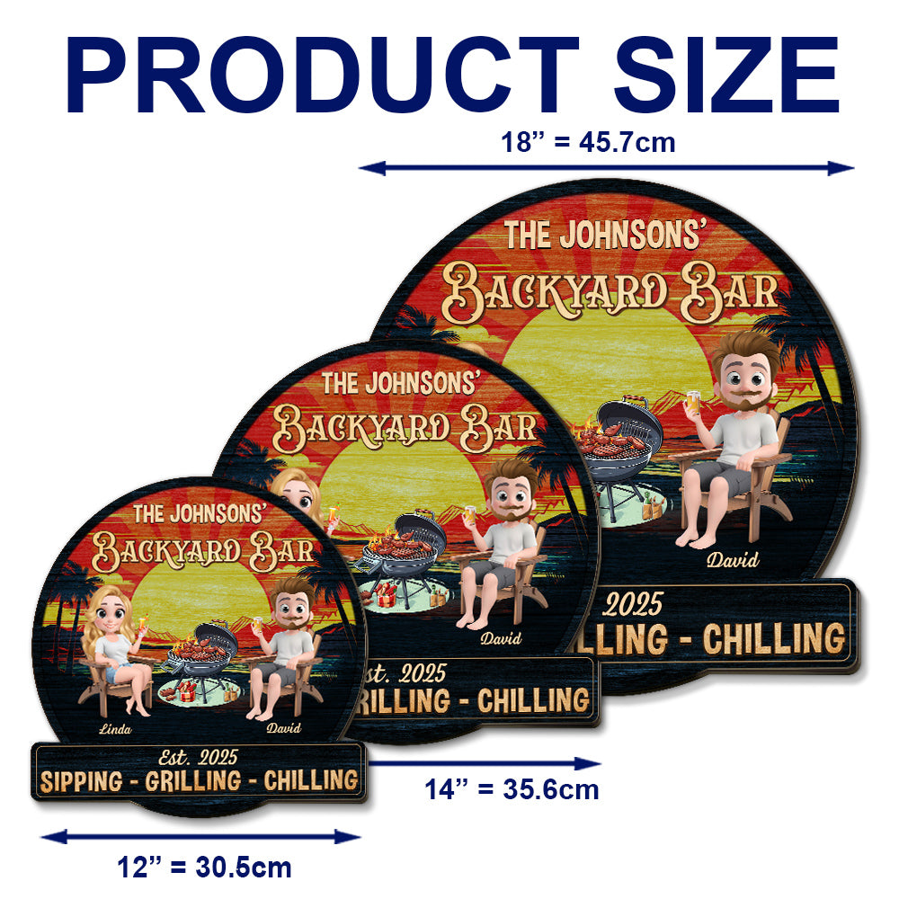 We At Pool And Patio - Personalized Custom Wood Sign