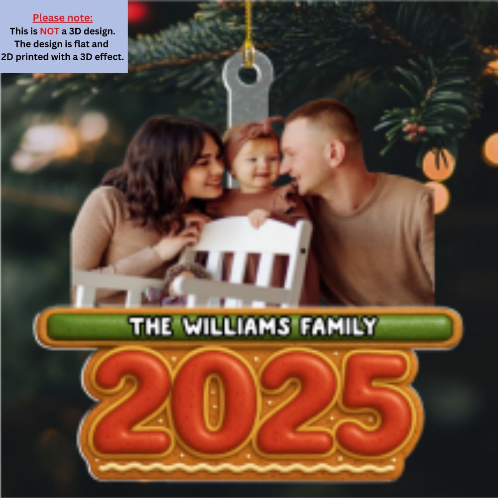 Our Family Cookies Photo - Personalized Custom Acrylic Ornament