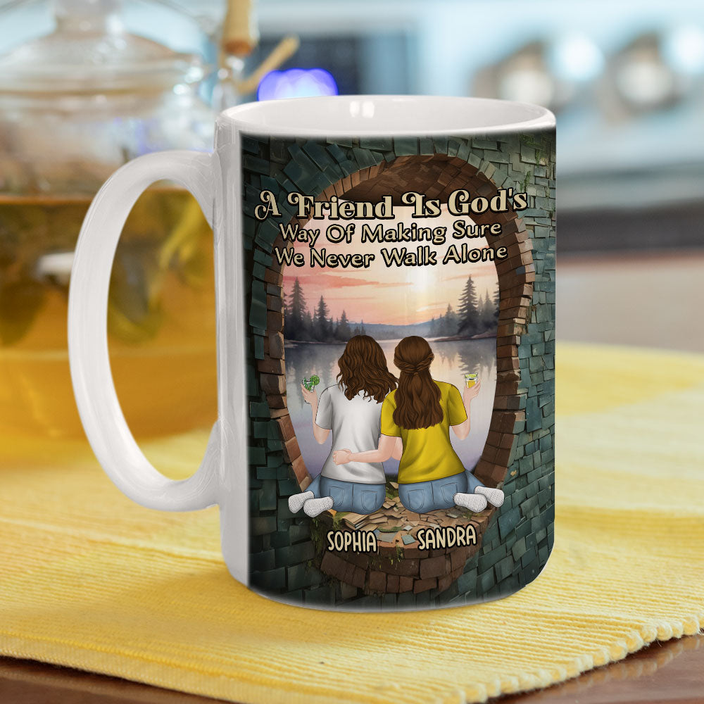 Friendship On Another Level - Personalized Custom Coffee Mug