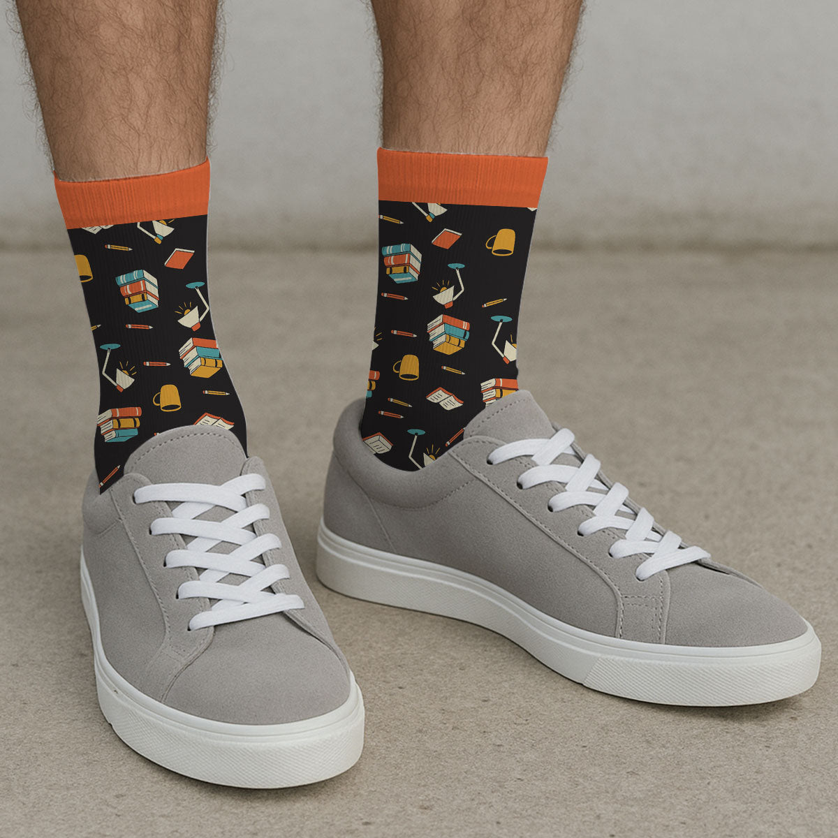 I Am Booked - Personalized Custom Crew Socks