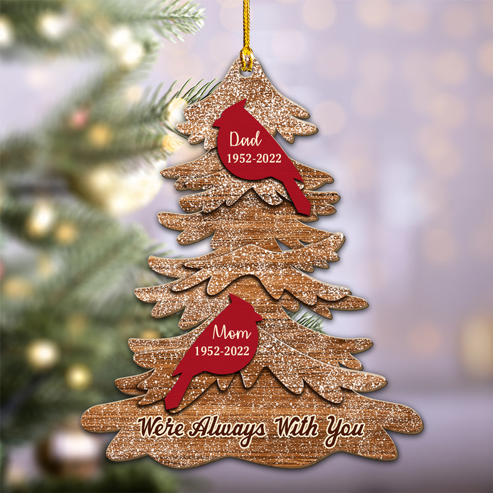 In Loving Memory - Personalized Custom Wood Ornament