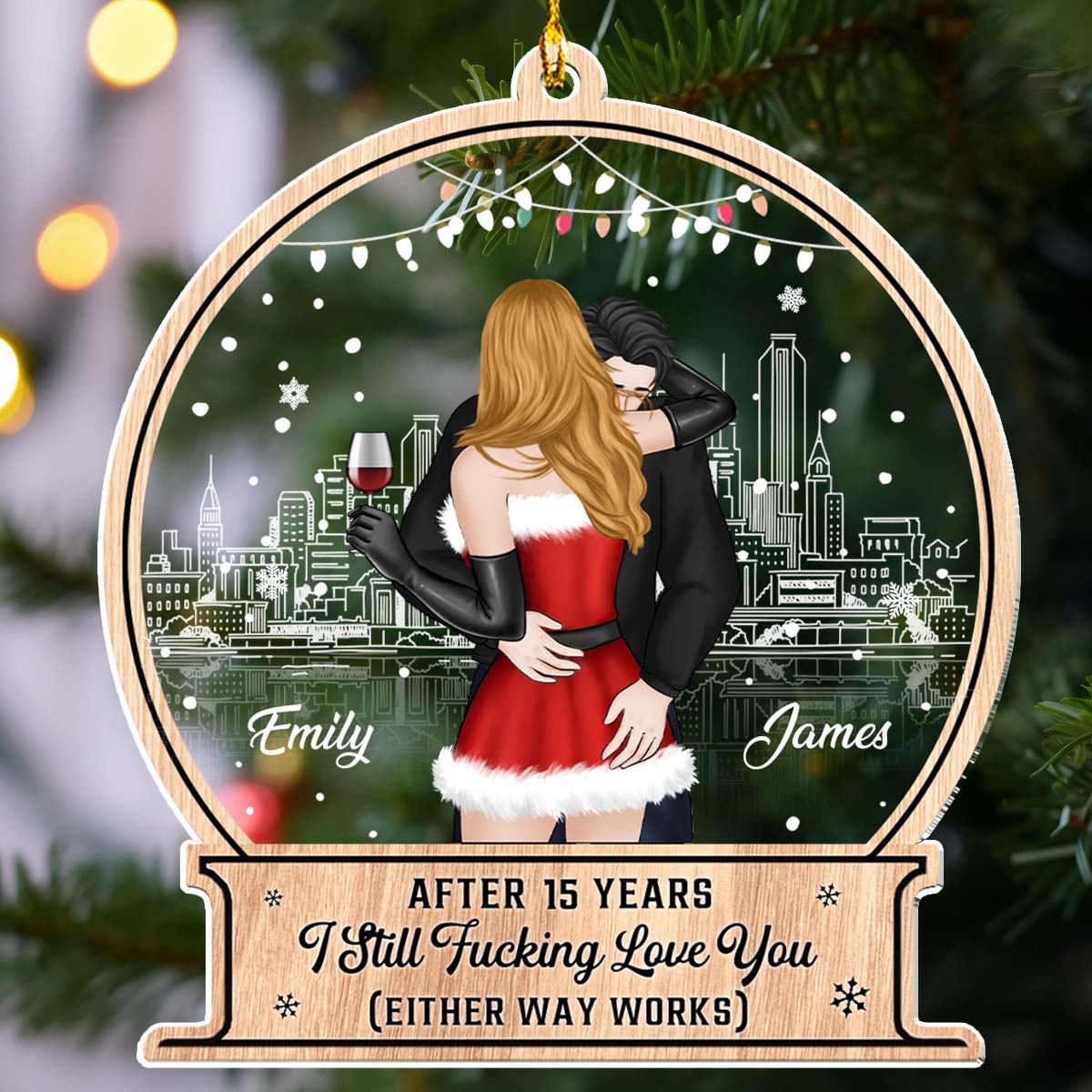 Thanks For All - Personalized Custom Acrylic Ornament