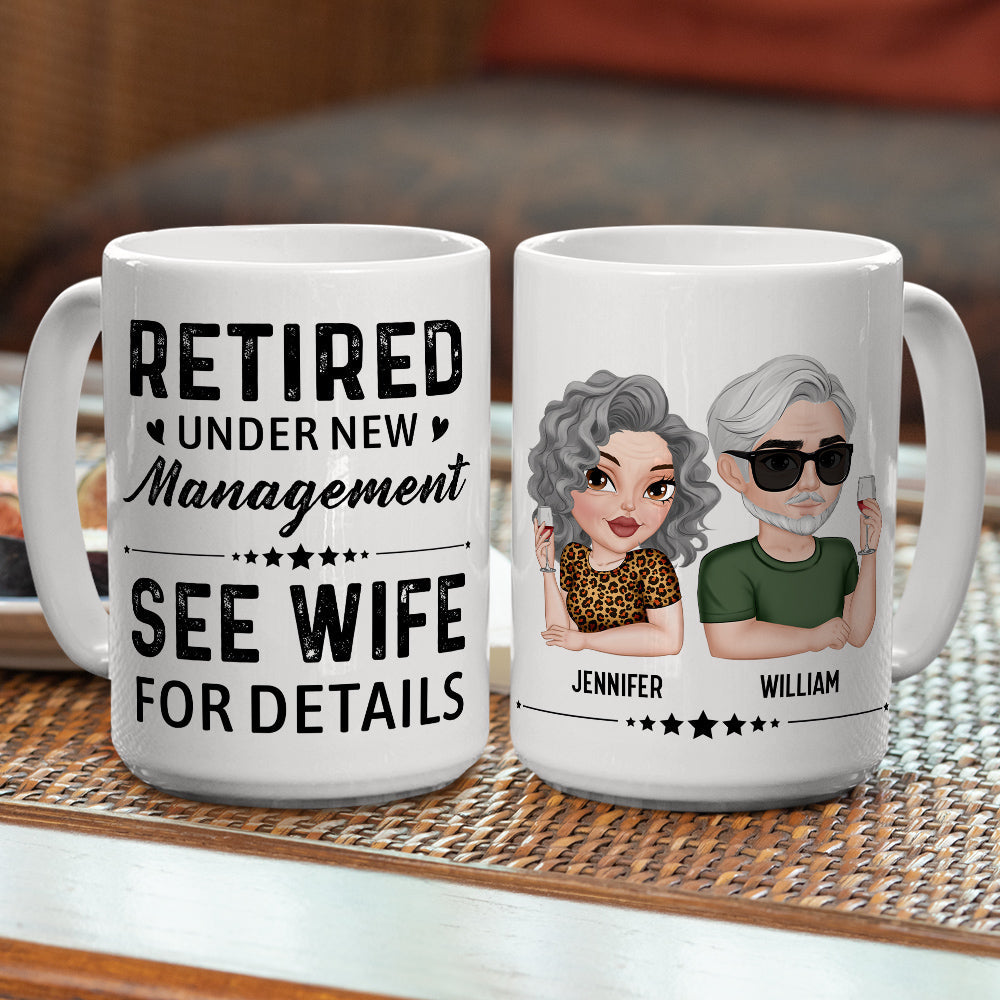 Under New Management - Personalized Custom Coffee Mug