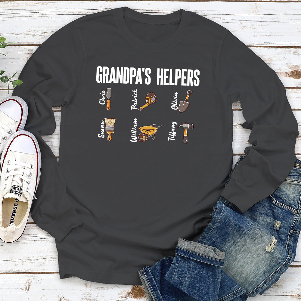 Grandpa Tool Time - Personalized Custom Shirt