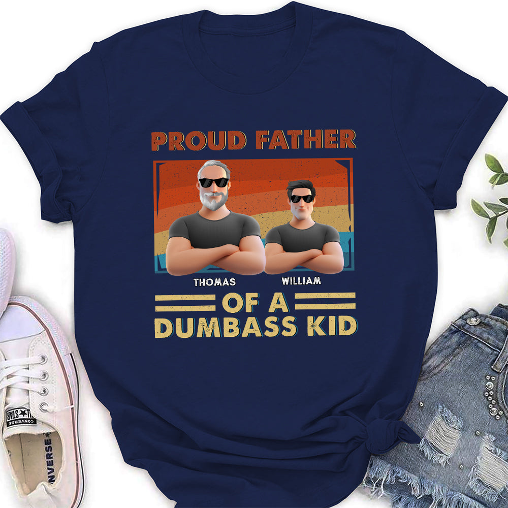 Proud Dad Of Some Wild Kids - Personalized Custom Shirt
