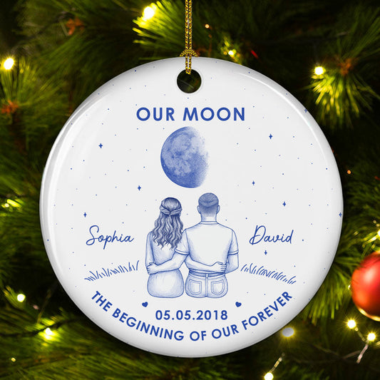 Our Beginning- Personalized Custom Ceramic Ornament