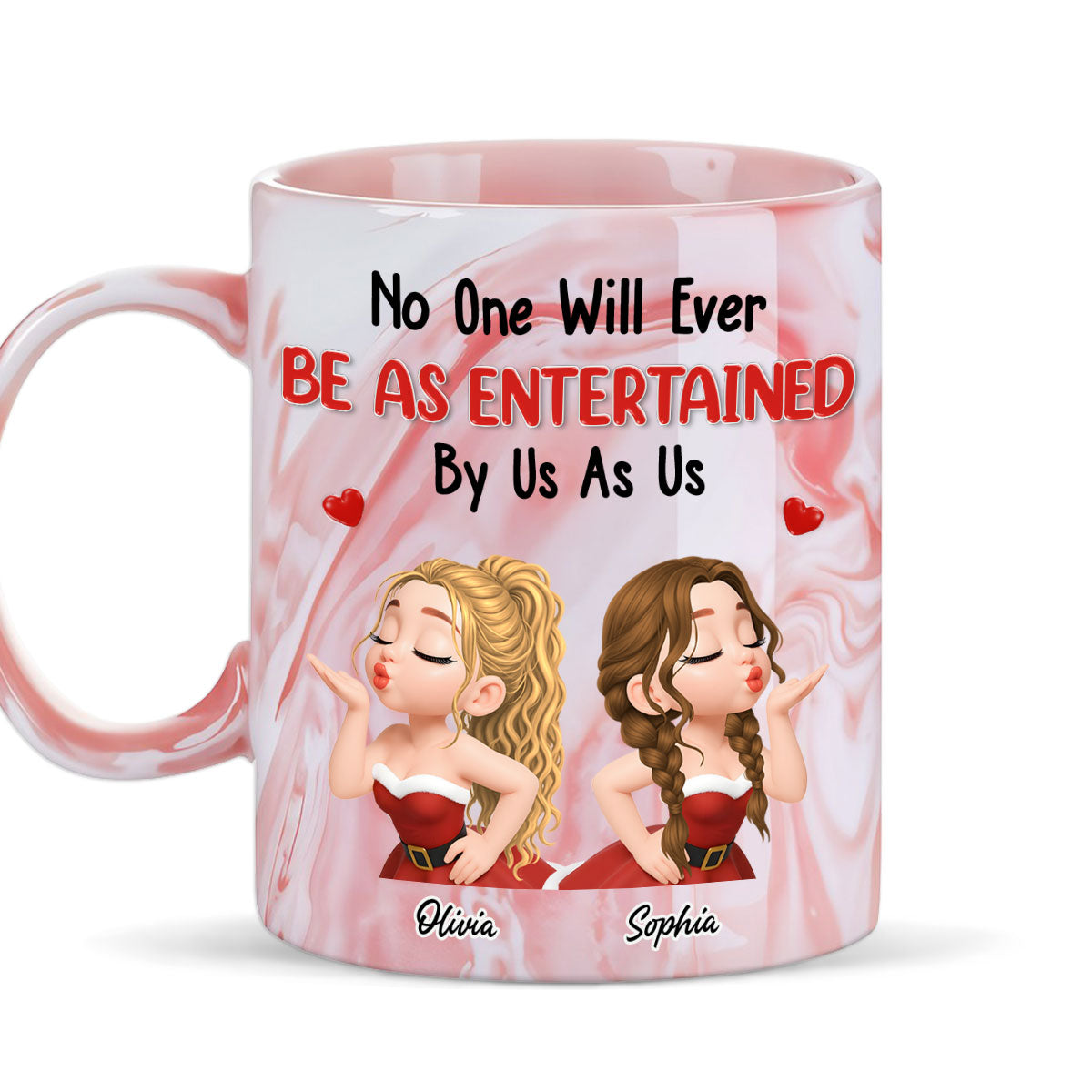 My Forever Goober - Personalized Custom Pink Marble Mug