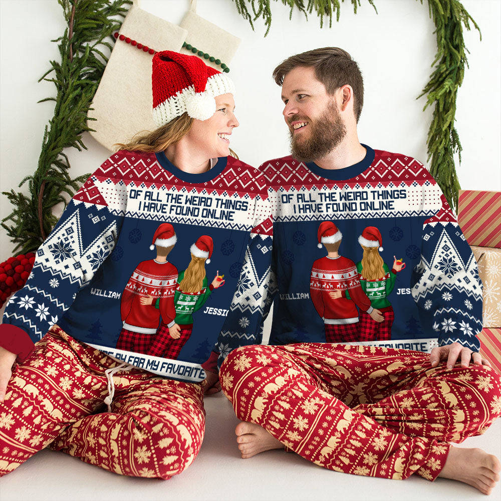 You Are By Far My Favorite - Personalized Custom All-Over-Print Sweatshirt