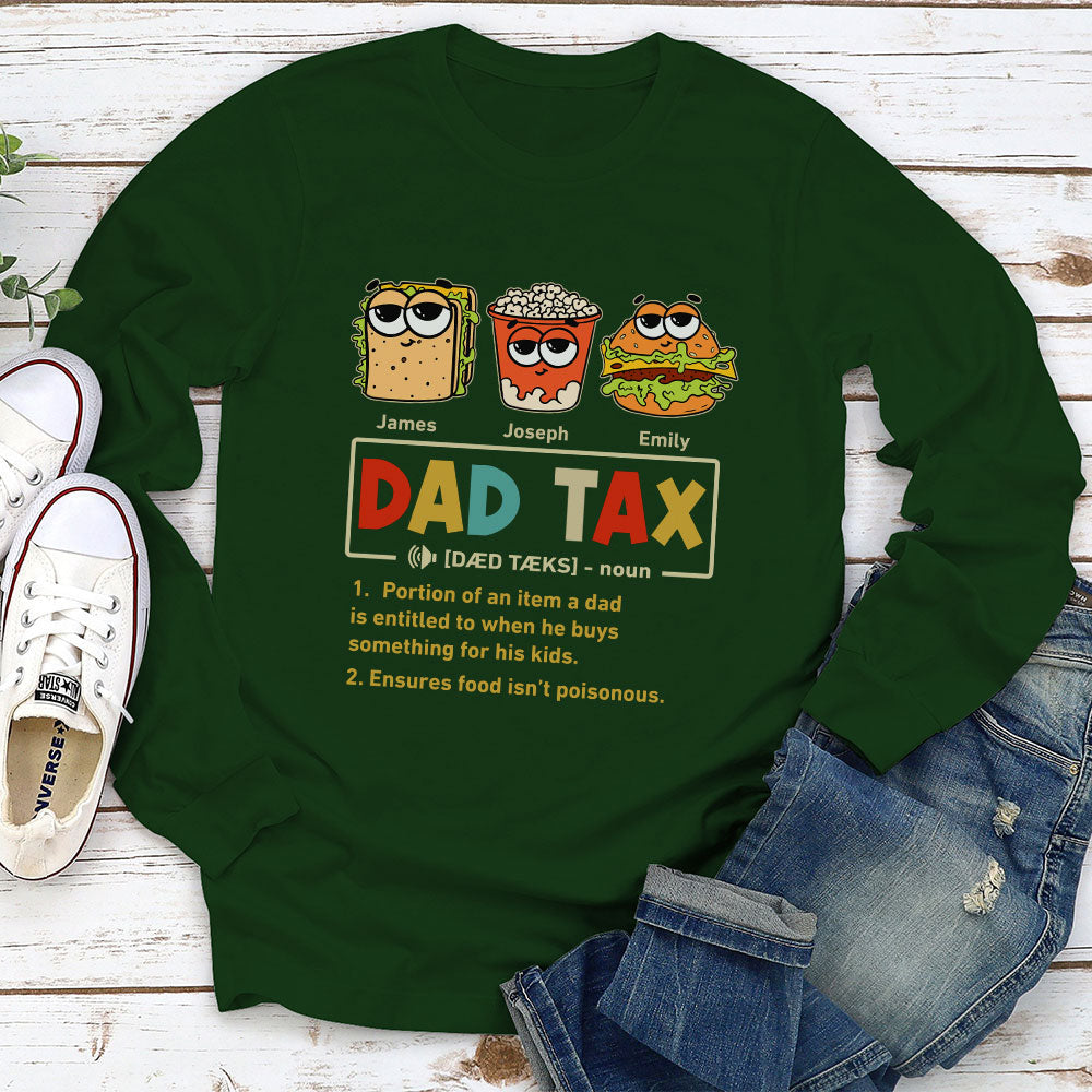 Taste Test Approved By Dad - Personalized Custom Shirt