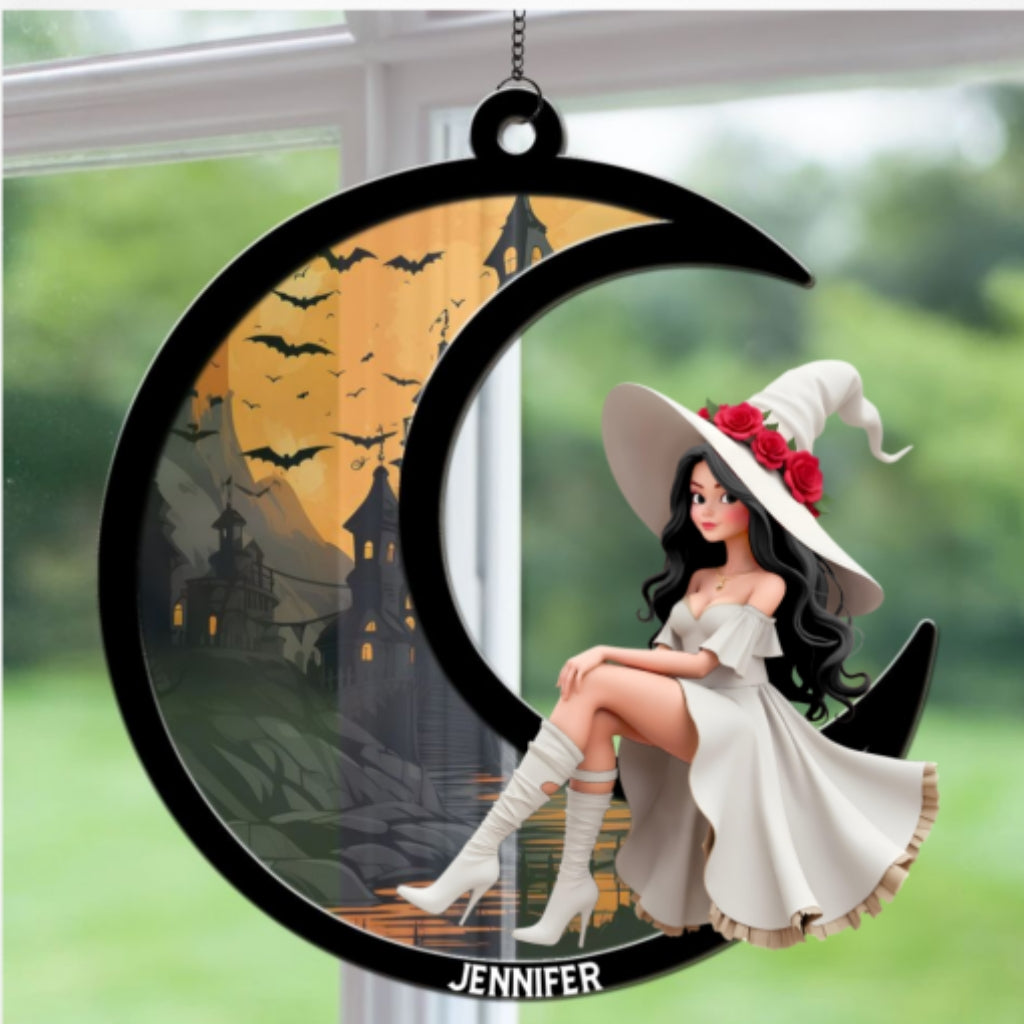 A Beauty Born Of Night - Personalized Custom Suncatcher