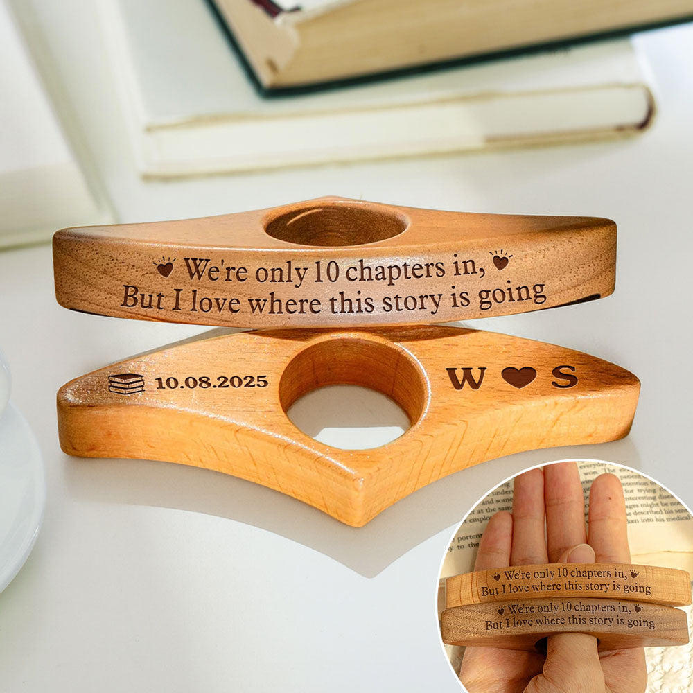 Just One More Chapter - Personalized Custom Book Page Holder