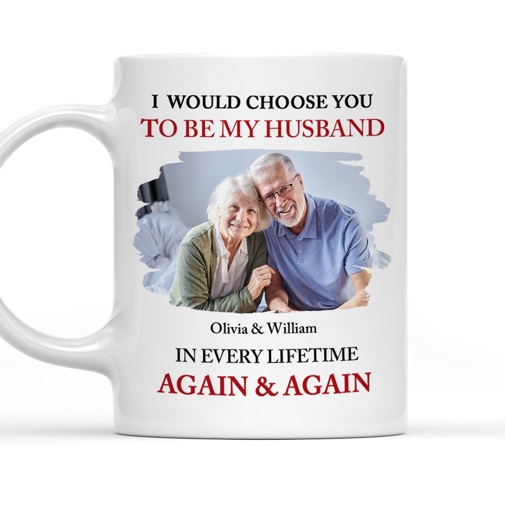 I Choose You Photo - Personalized Custom Coffee Mug
