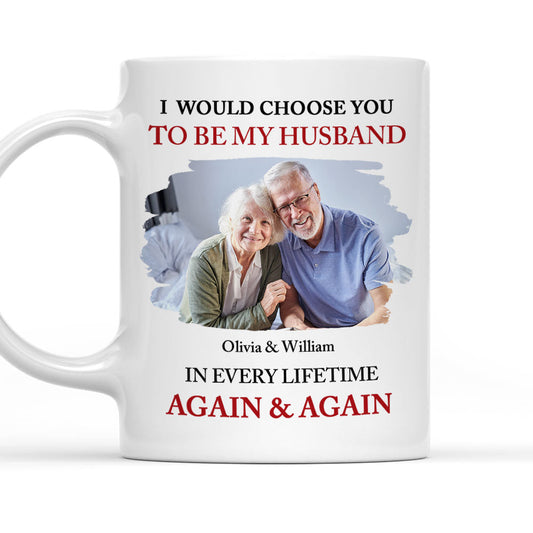 I Choose You Photo - Personalized Custom Coffee Mug