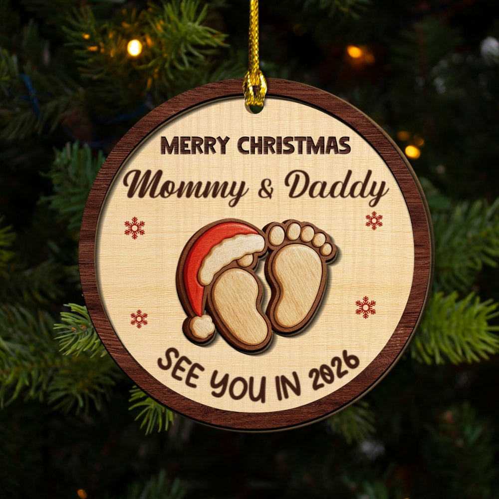 We Are Expecting You - Personalized Custom 2-Layered Wood Ornament