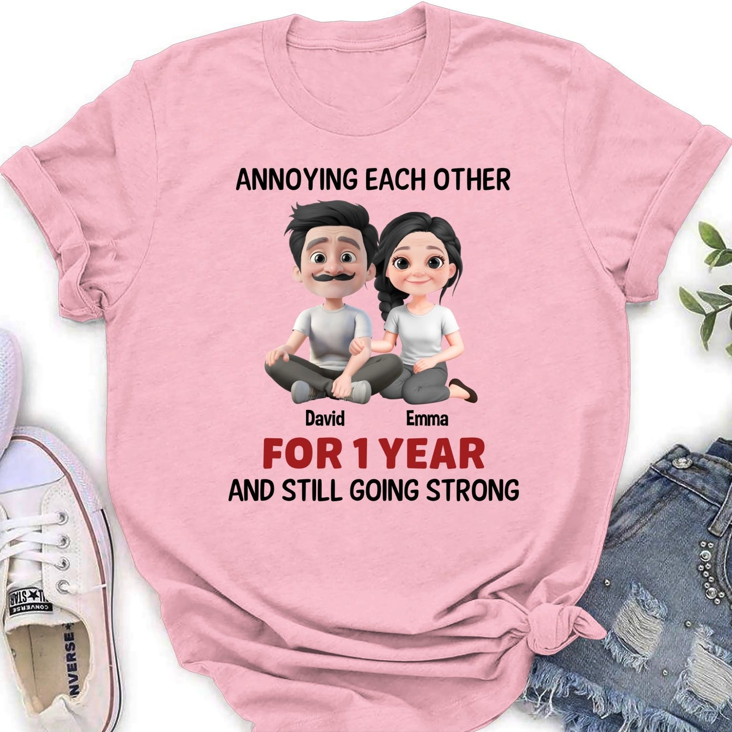 Annoying Each Other Couple - Personalized Custom Shirt