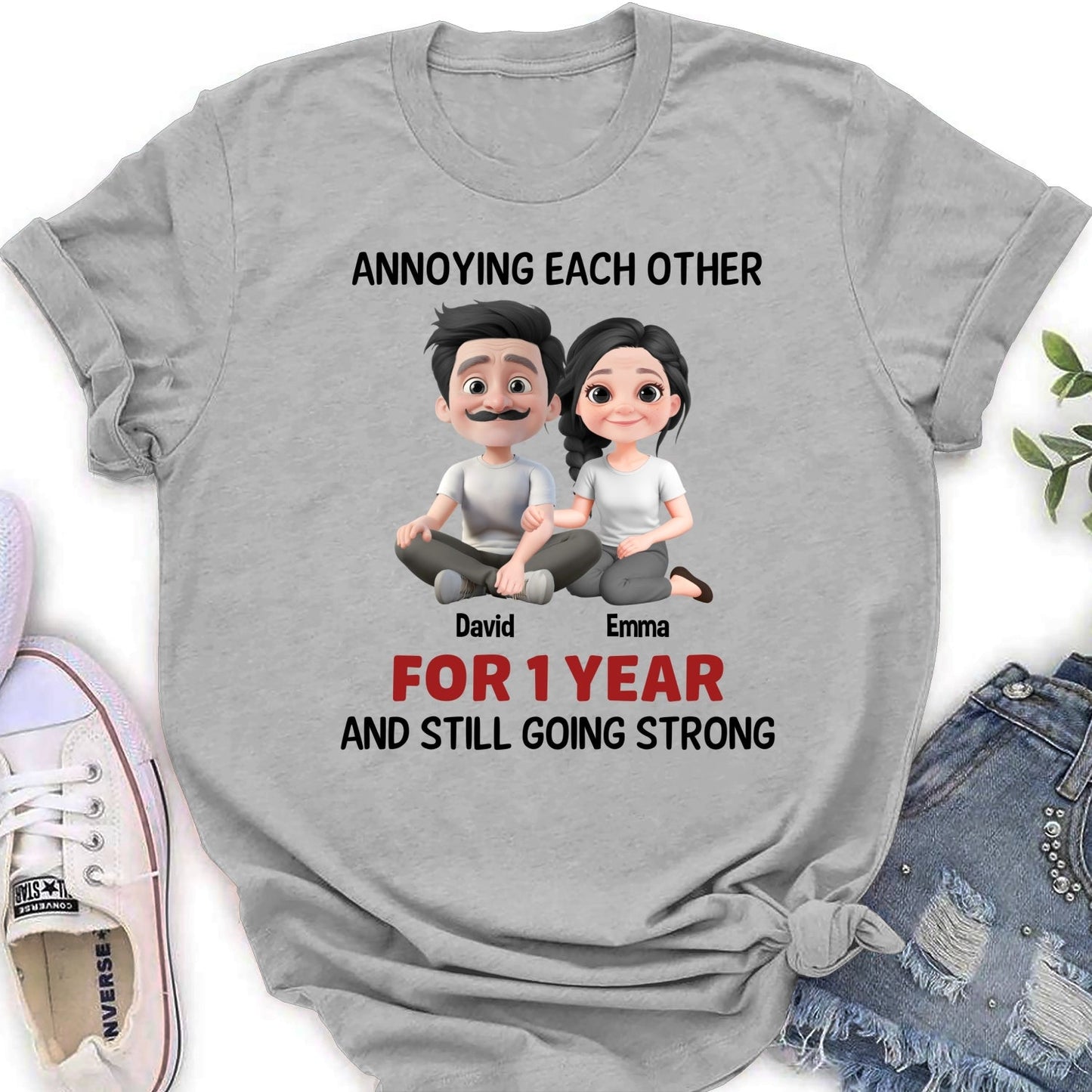 Annoying Each Other Couple - Personalized Custom Shirt