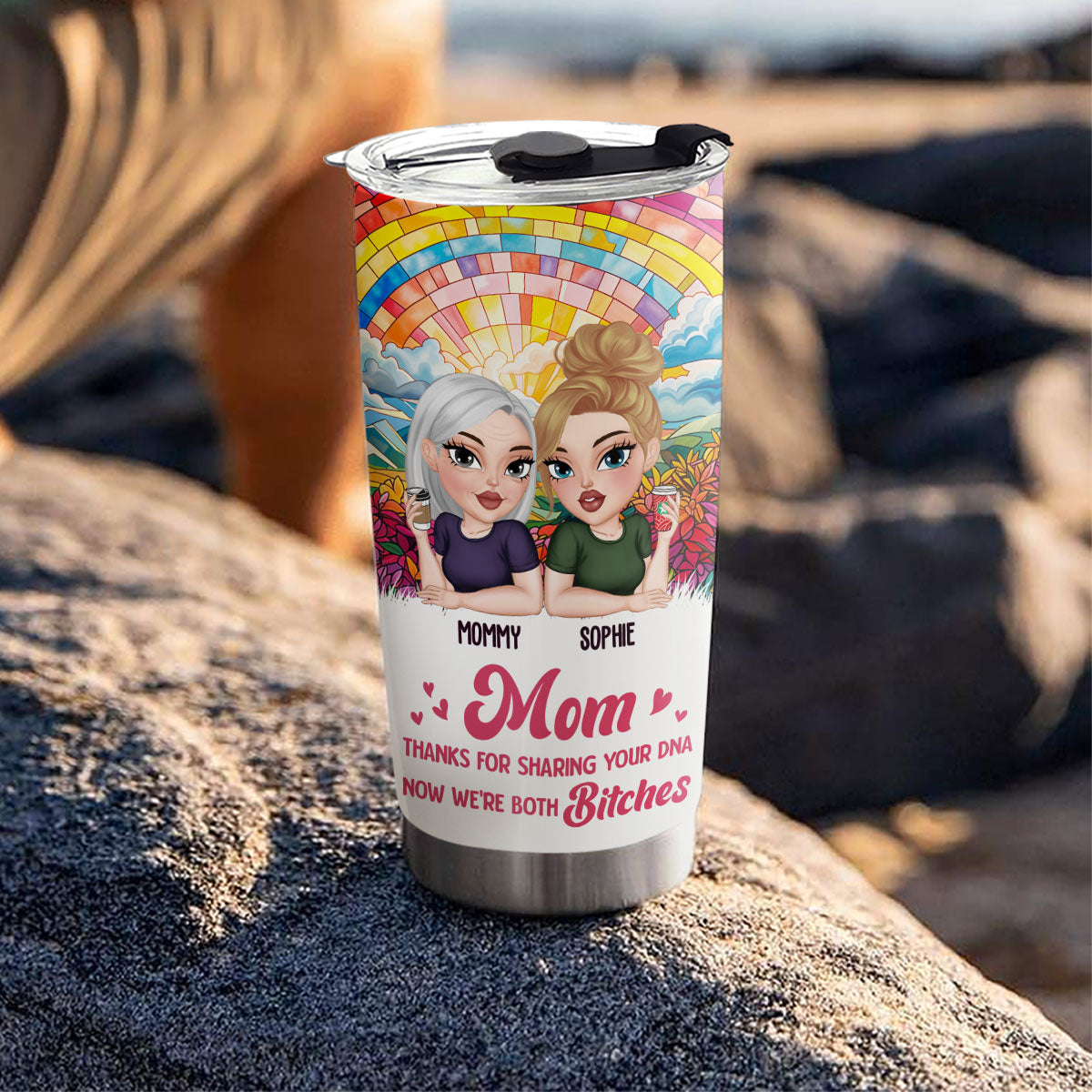 Thanks For Sharing DNA Mom - Personalized Custom Tumbler