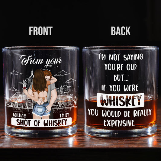 Forever Your Shot Of Whiskey - Personalized Custom Whiskey Glass