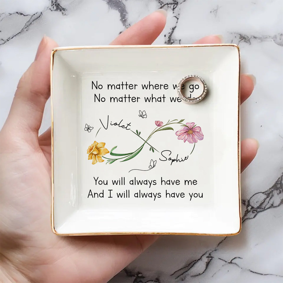 Bestie Always Have You - Personalized Custom Jewelry Dish