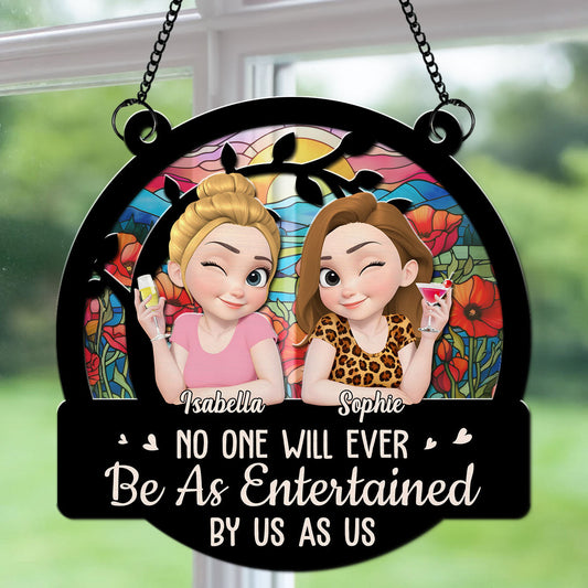 Blooming Friendship - Personalized Custom Suncatcher