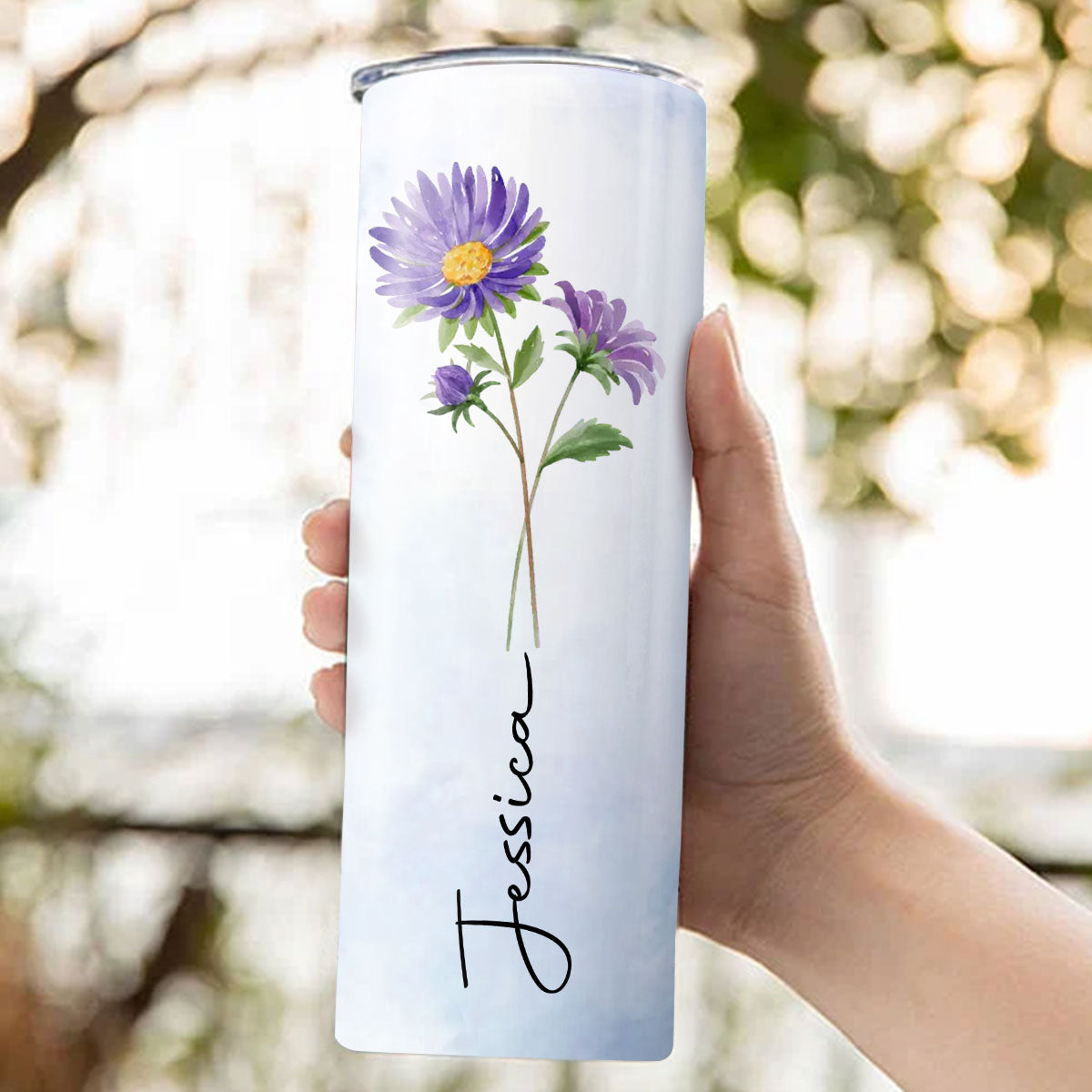 Friendship Is Beautiful - Personalized Custom Skinny Tumbler