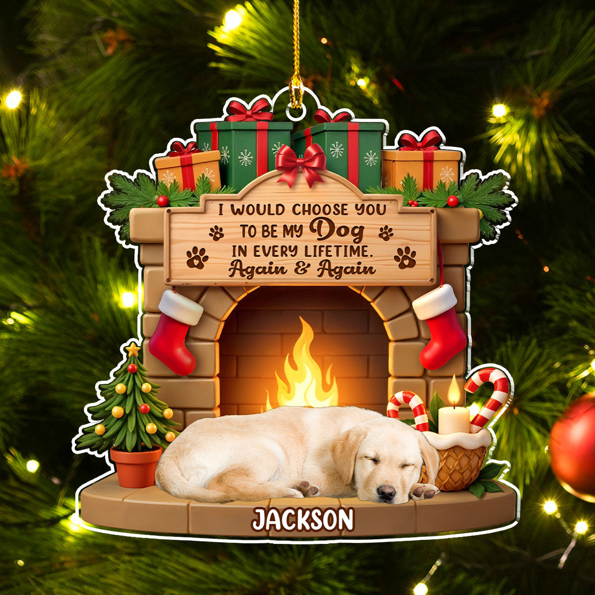 Your Forever Home Photo - Personalized Custom Acrylic Ornament