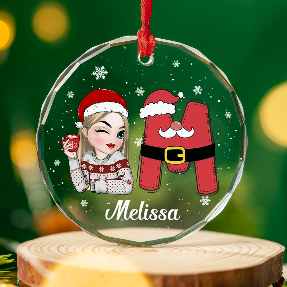 A True Friend Is For Ever A Friend - Personalized Custom Glass Ornament