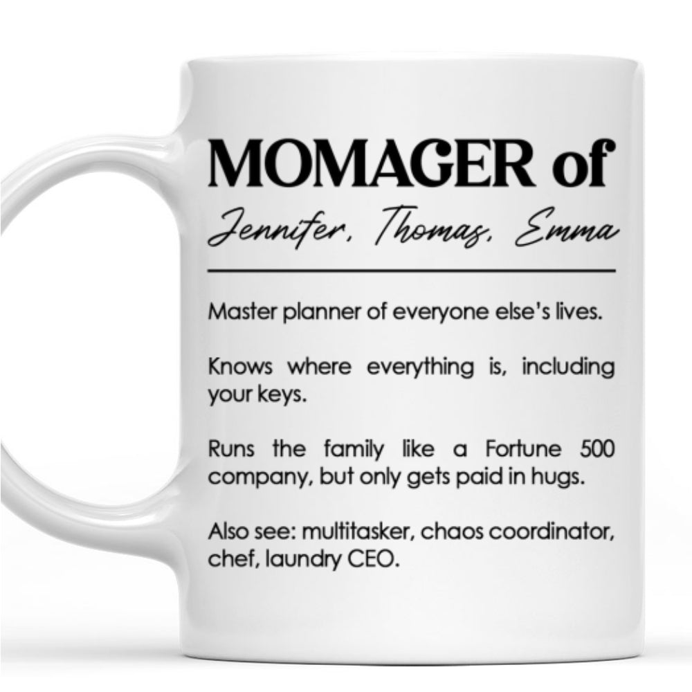 Momager - Personalized Custom Coffee Mug