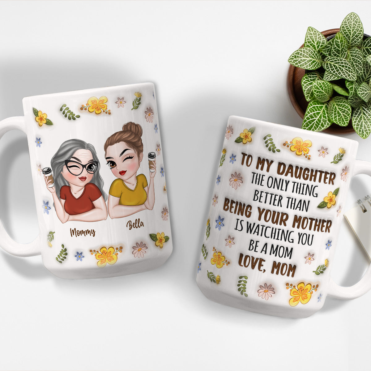 Watching You - Personalized Custom 3D Inflated Effect Mug