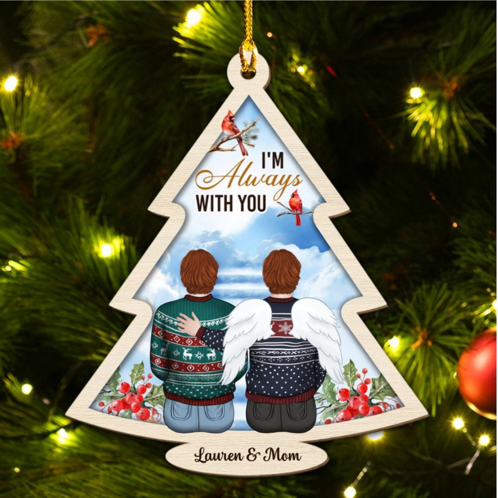 Forever With You - Personalized Custom Wood Ornament