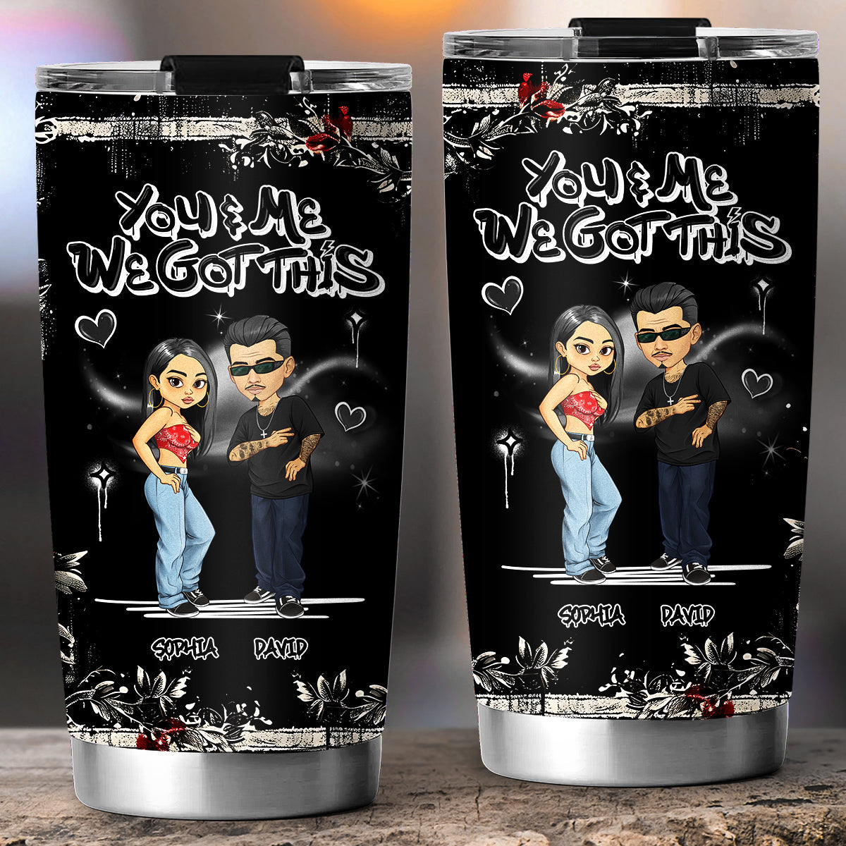 Couple 2024 - Personalized Custom Tumbler
