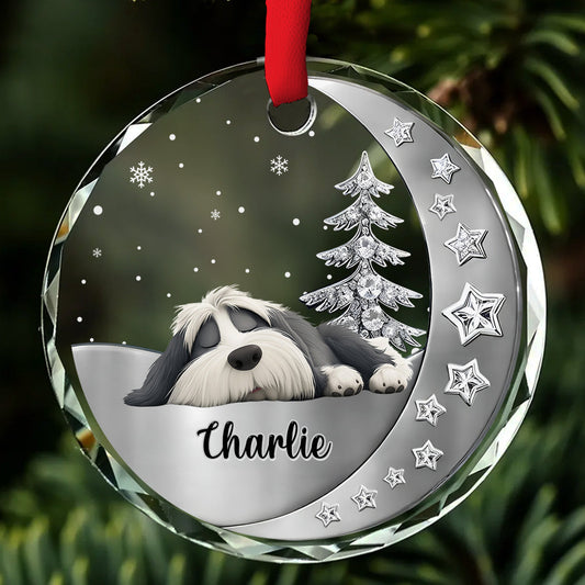 Beside You - Personalized Custom 3D Effect Glass Ornament