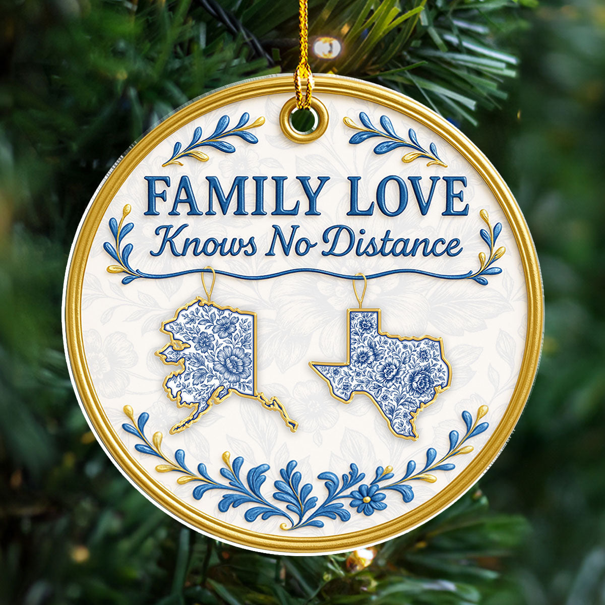 No Distance - Personalized Custom Acrylic Ornament