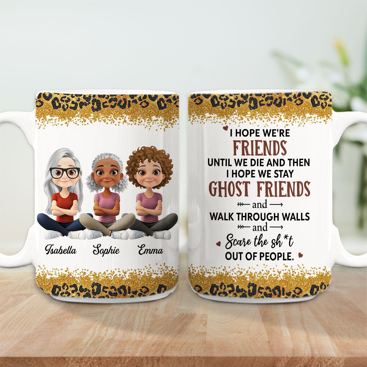 We Are Friends Until We Die Ver 2 - Personalized Custom Coffee Mug