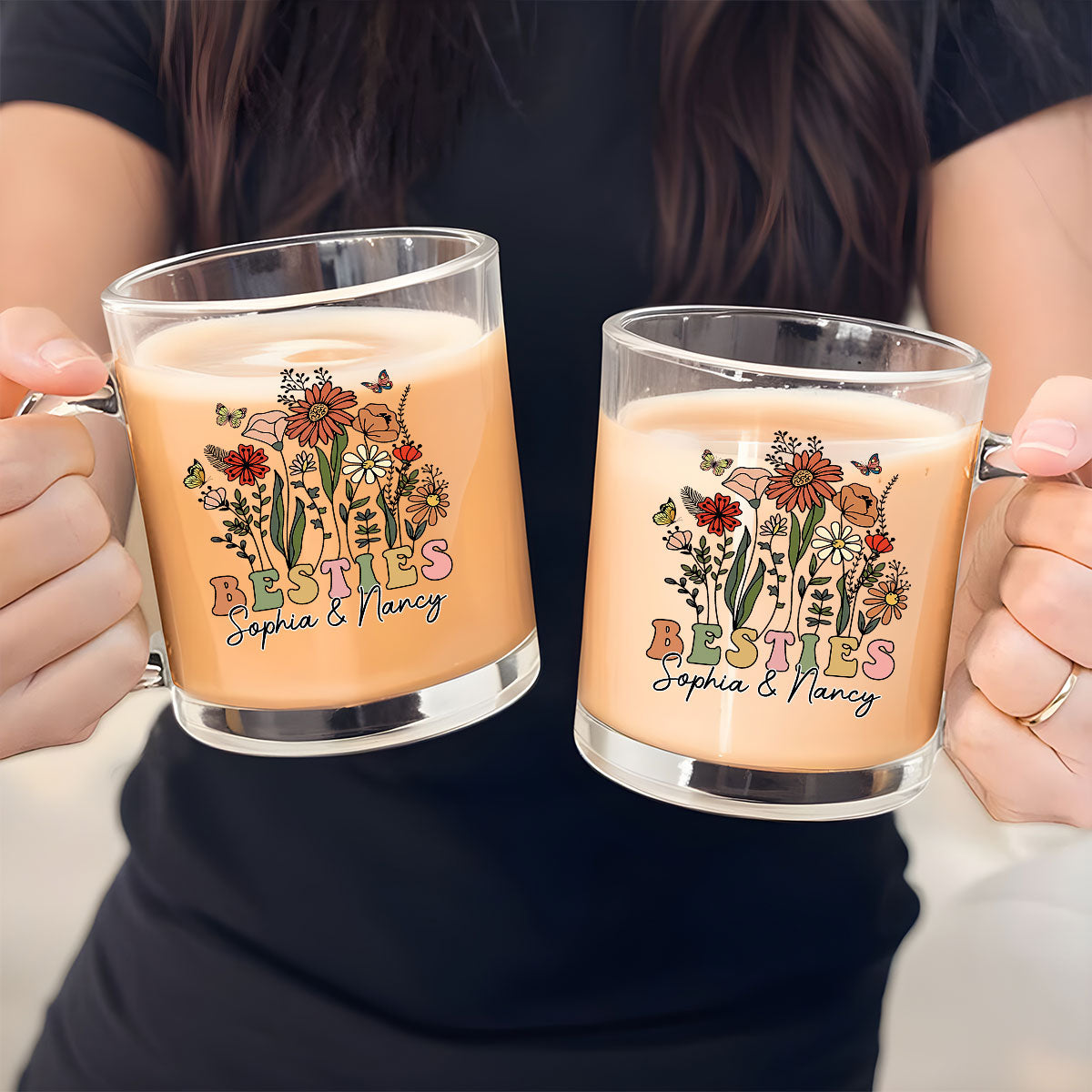Wildflower - Personalized Custom Glass Mug