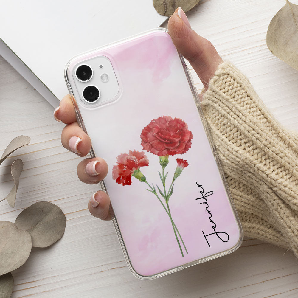 Mom I Love You - Personalized Custom Phone Case