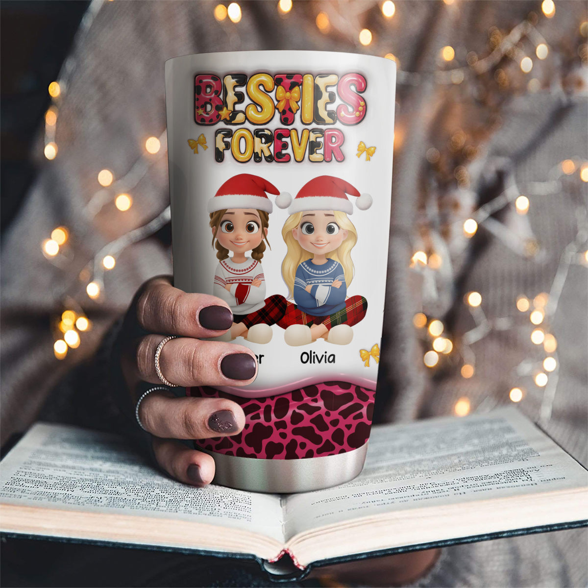 Special Friends - Personalized Custom 3D Inflated Effect Tumbler